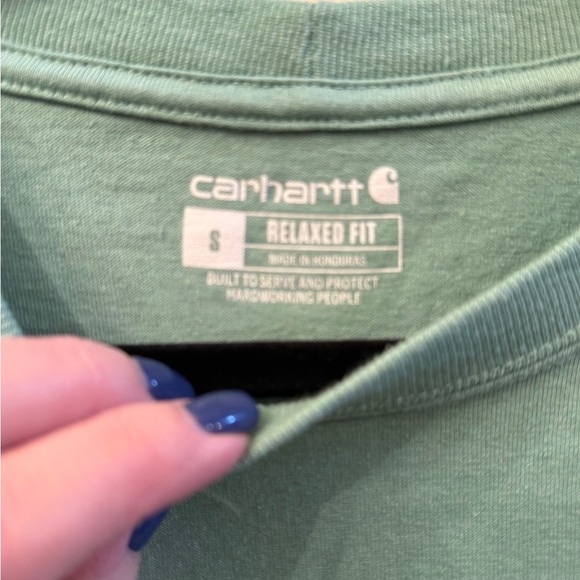 Carhartt Men's Mint Green Short Sleeve Tee SZ Small - Picture 4 of 14